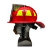 Leather fire helmet