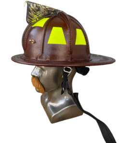 Leather Firefighter Helmet